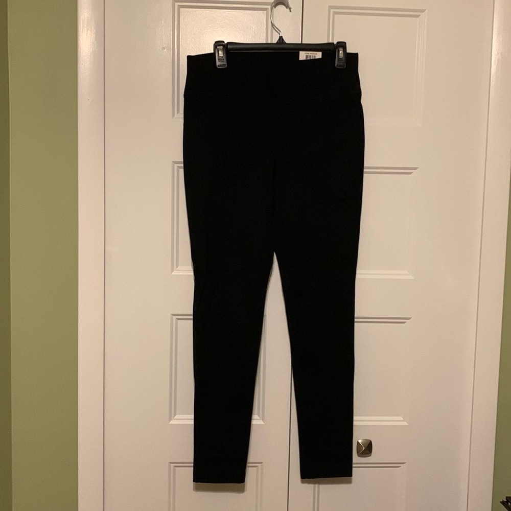 NWT Inc super-skinny ponte pants black size 10